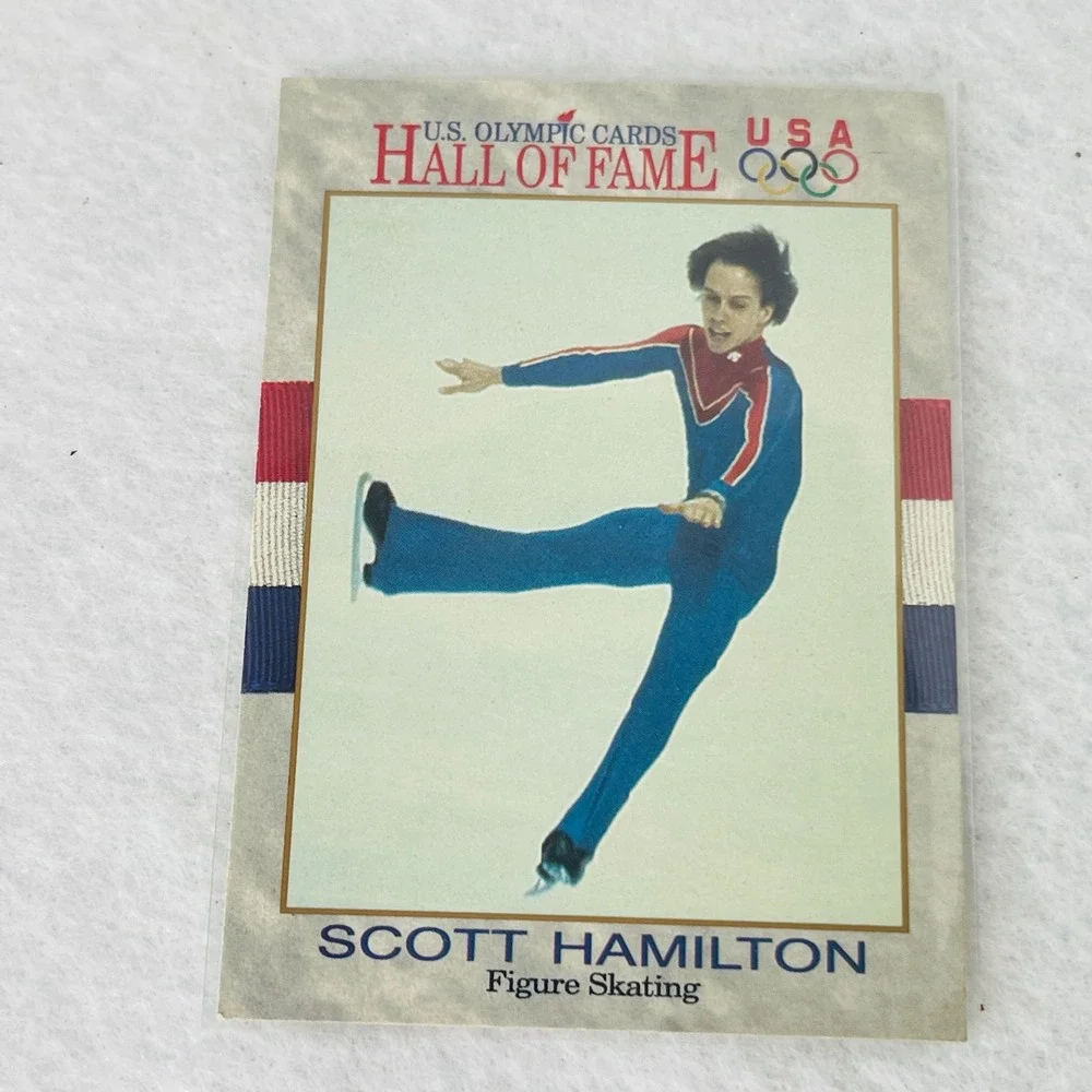 1991 Impel U.S. Olympic Hall of Fame Scott Hamilton Figure Skating Card #46